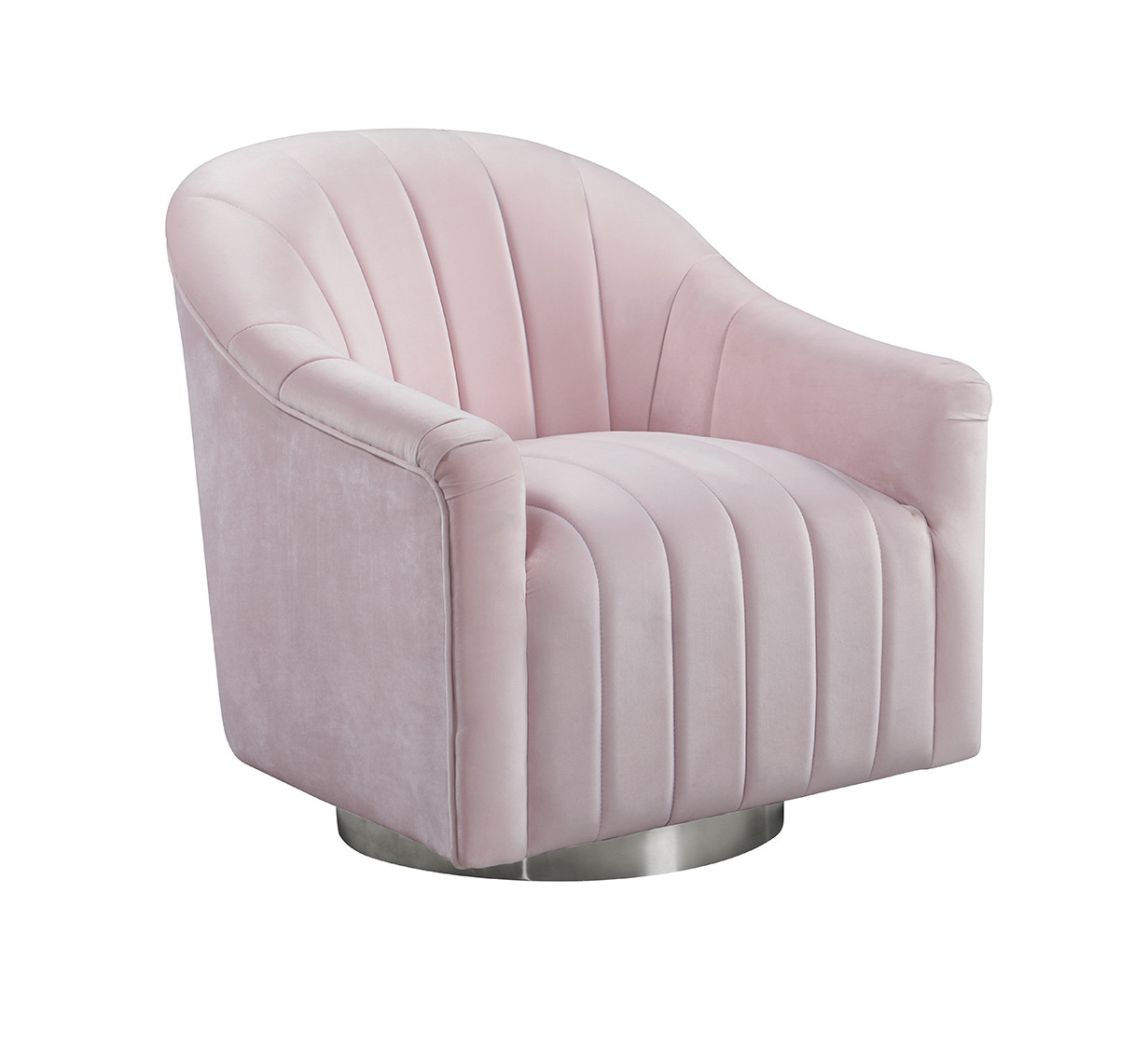 Tiffany Swivel Chair Pink | LPD Furniture