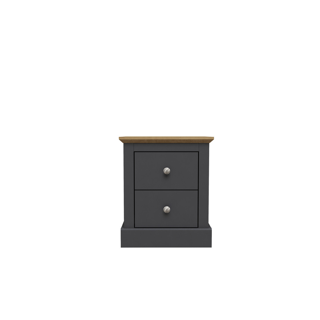 Devon Charcoal Bedside Cabinet