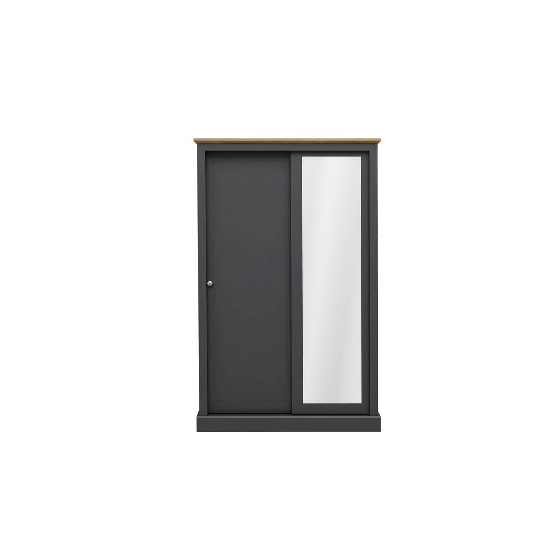 Devon Charcoal Double Sliding Wardrobe