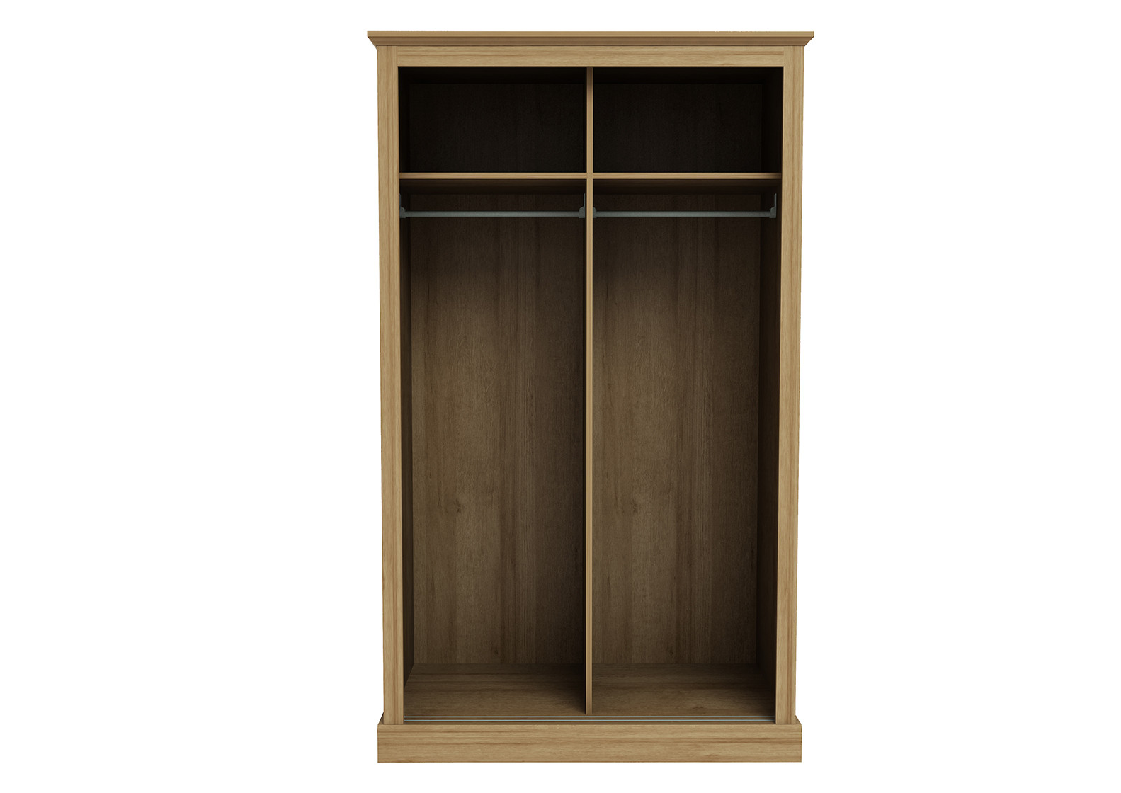 Devon Oak Double Sliding Wardrobe