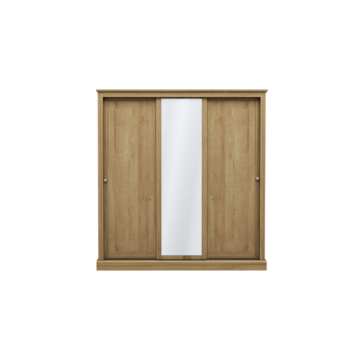 Devon Oak Triple Sliding Wardrobe