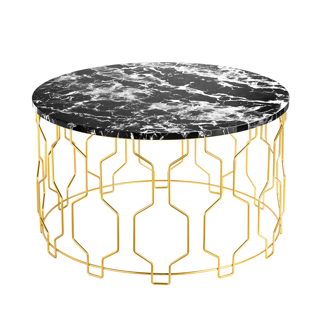 Grace Coffee Table Black Marble