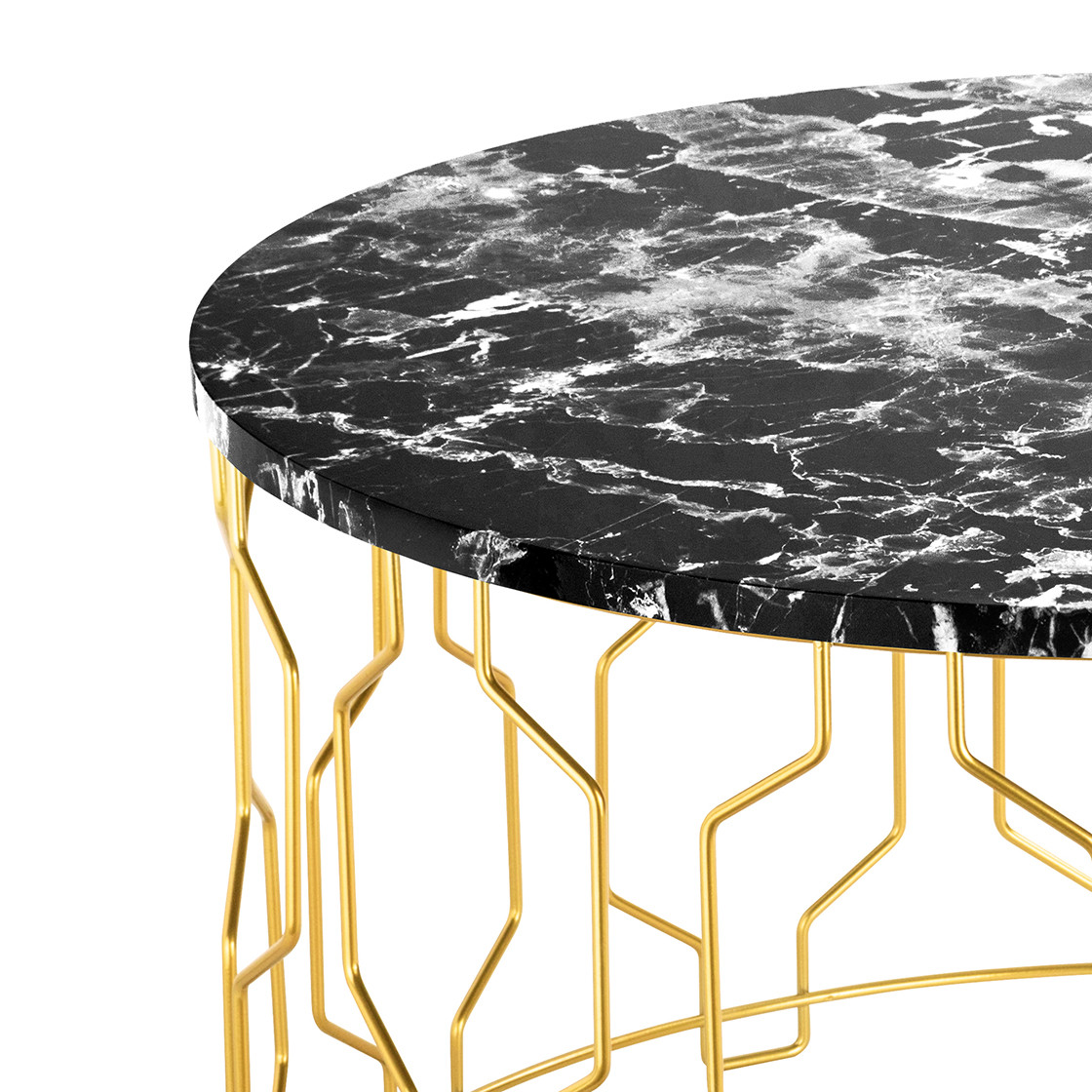 Grace Coffee Table Black Marble