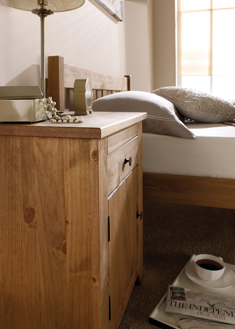 Havana Pine Bedside Cabinet