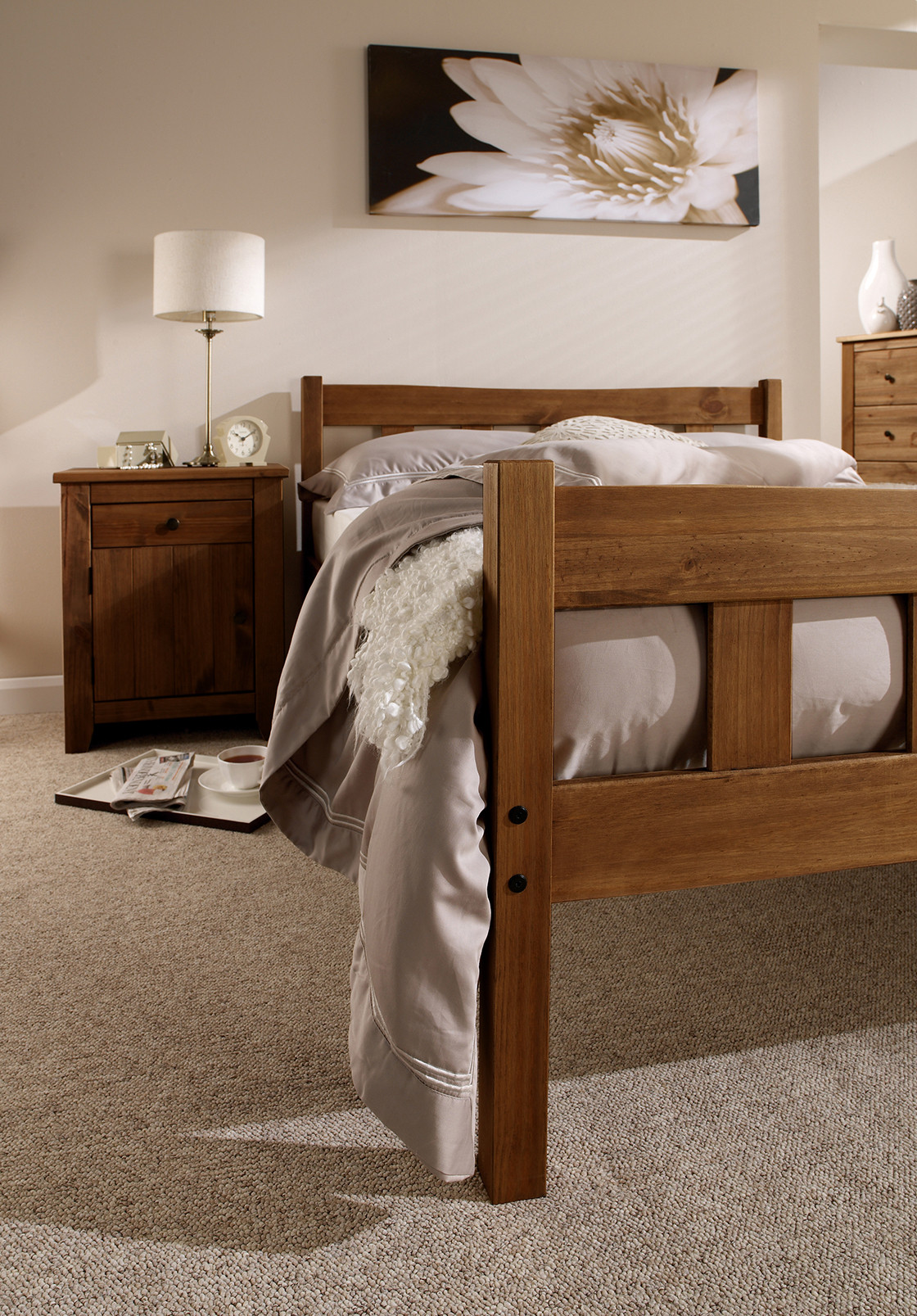 Havana Pine Double Bed