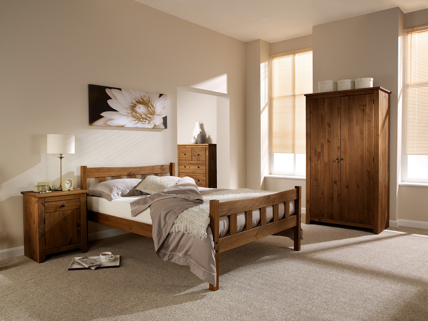 Havana Pine Double Bed