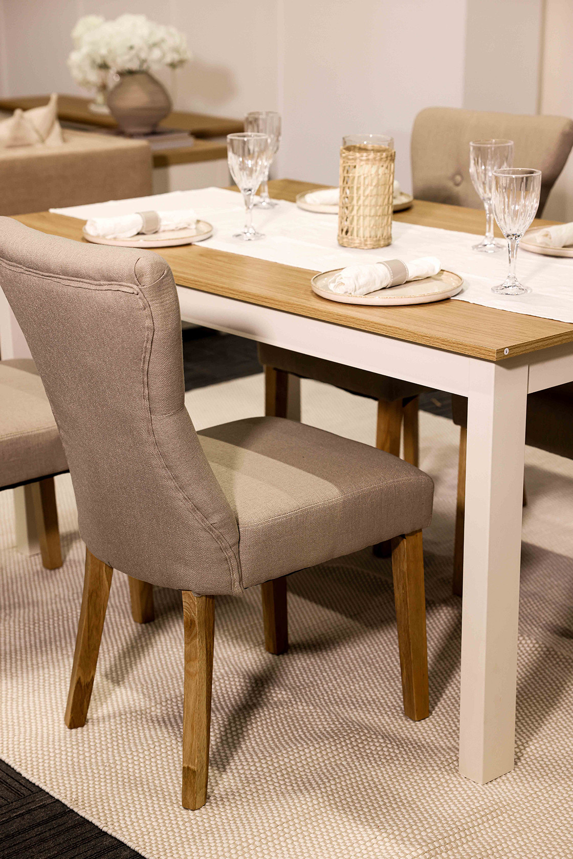 Naples Beige Dining Chair