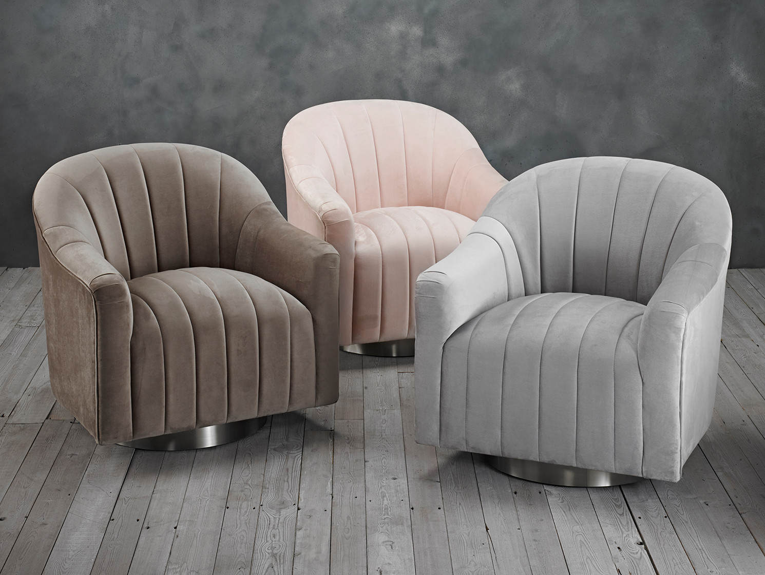 Tiffany Swivel Chair Cappuccino