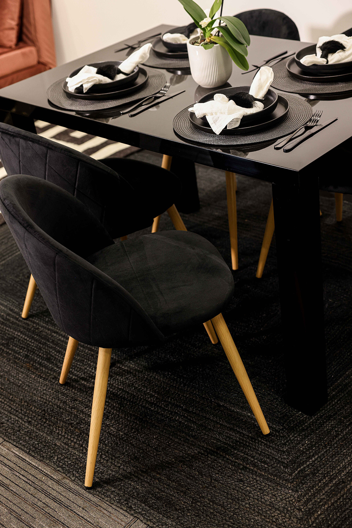 Venice Black Dining Chairs