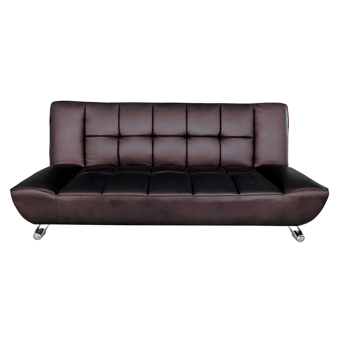 Vogue Sofa Bed Brown Faux Leather Sofa Beds Living Room Seating