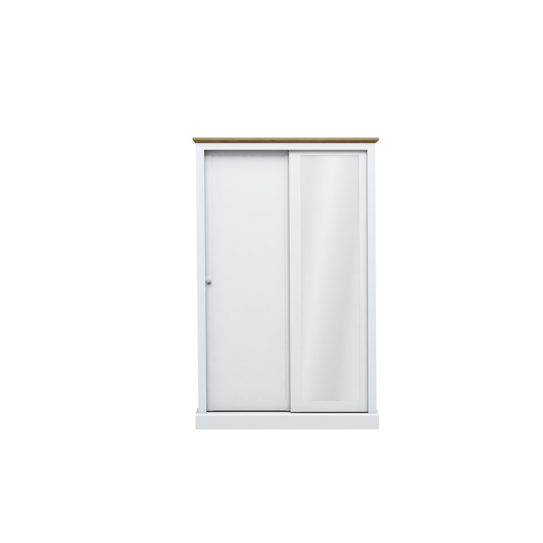 Devon White Double Sliding Wardrobe