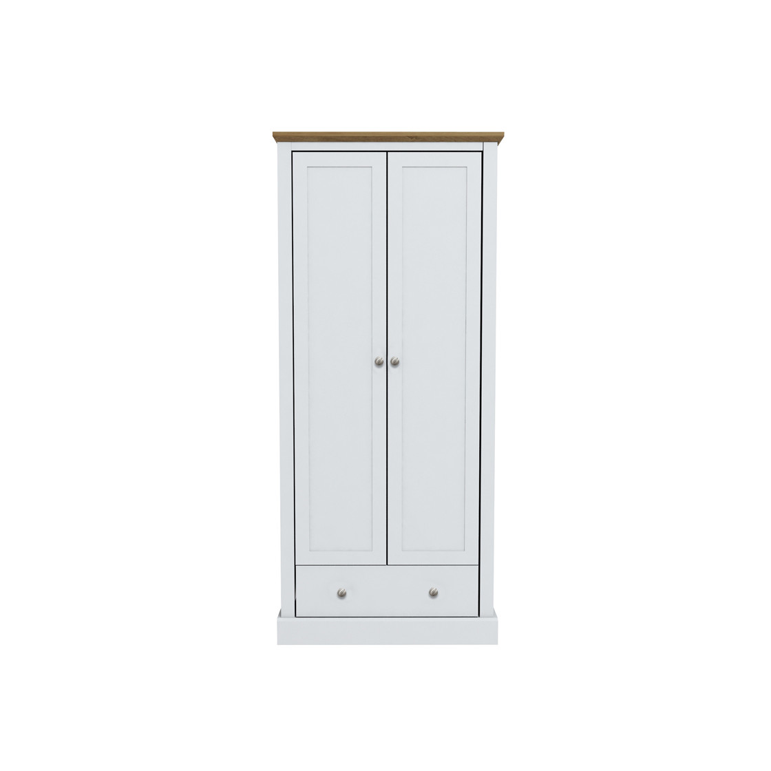 Devon White Double Wardrobe