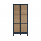 Bordeaux Blue 2 Door Wardrobe