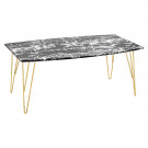 Fusion Coffee Table Black Marble