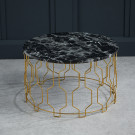 Grace Coffee Table Black Marble