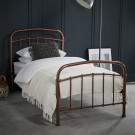 Halston Copper Single Bed