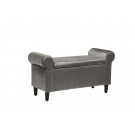 Highgrove Storage Ottoman Grey