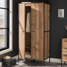 Hoxton Distressed Oak Effect Double Wardrobe