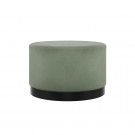 Lara Sage Velvet Large Pouffe